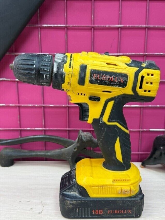Шуруповерт Eurolux да18,2li