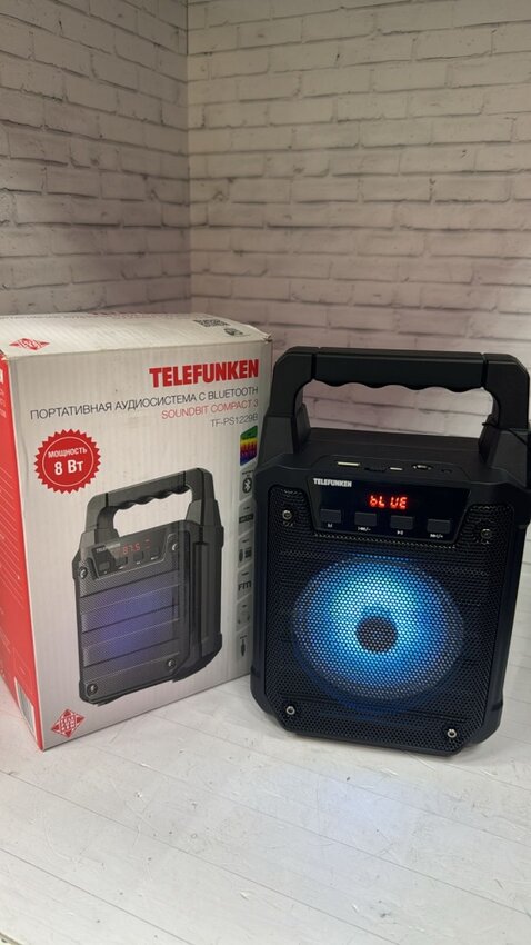 Акустика Bluetooth Telefunken TF-PS1229B