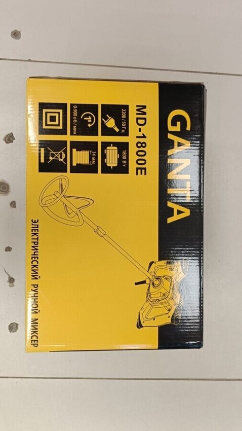 Строительный миксер GANTA MD1800E
