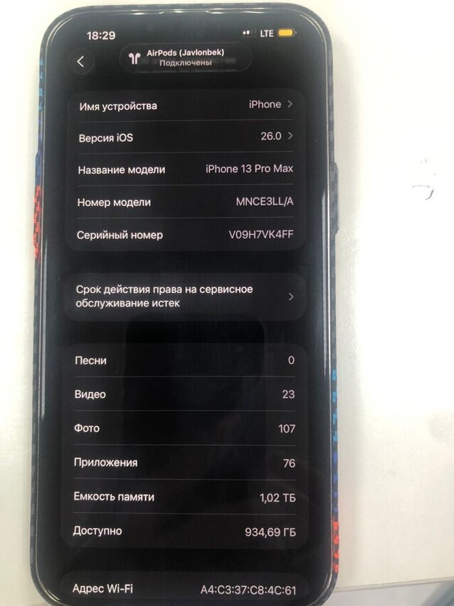 Смартфон iPhone 13 PRO MAX 1 тб