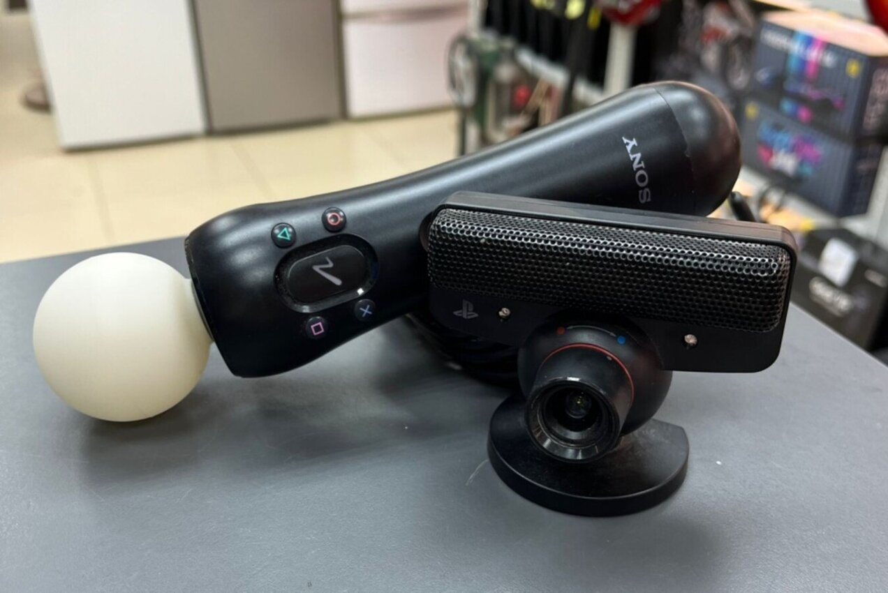 Контроллер движений PS3 Move + Камера для PS3