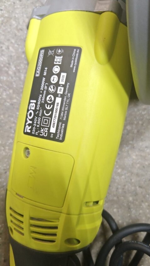 УШМ (Болгарка)  Ryobi