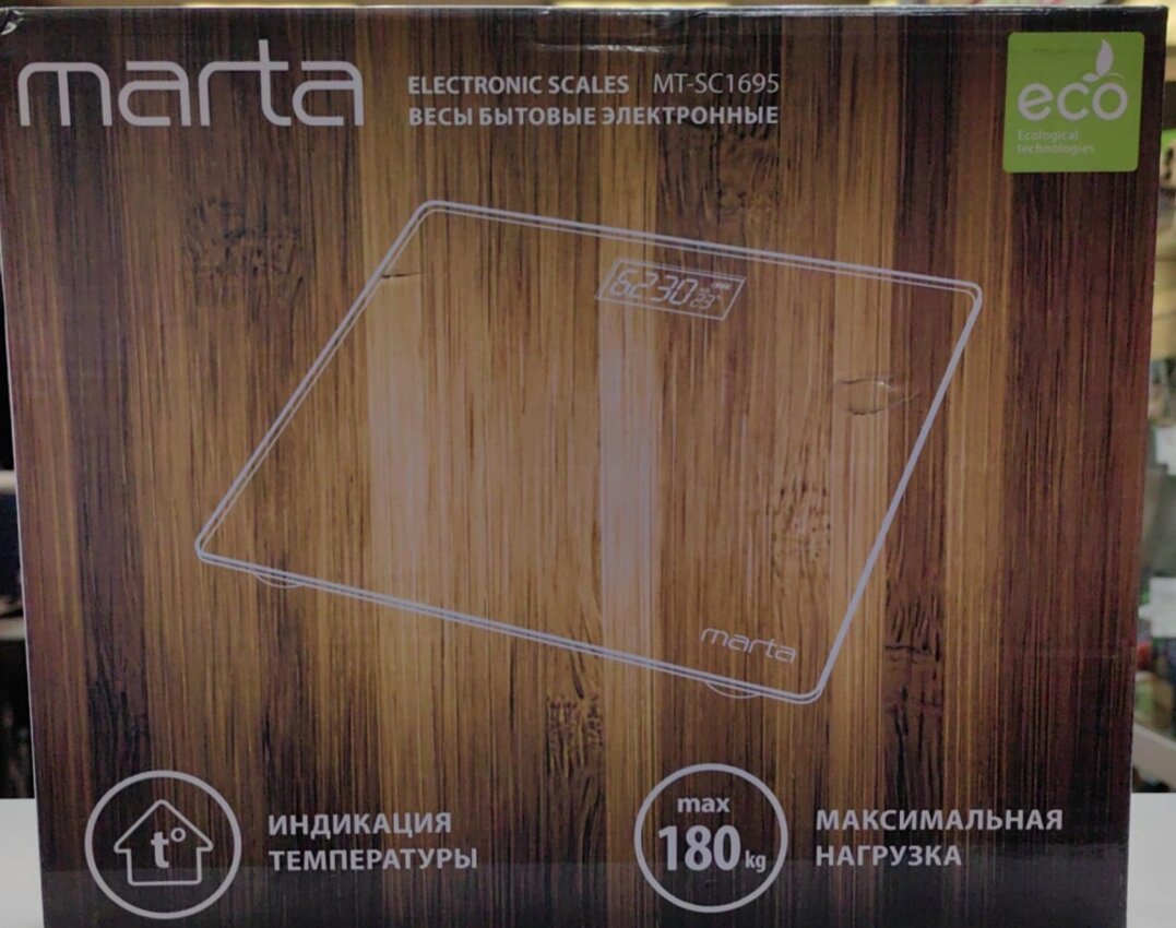 Весы  напольные MARTA 180кг